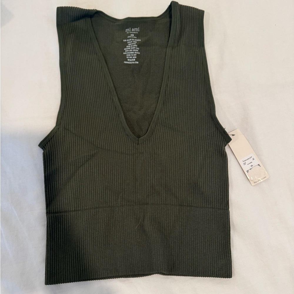 Olive green tank